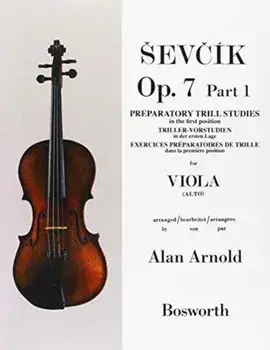 Viola Studies Op.7 Part1. Preparatory Trill Studie/***