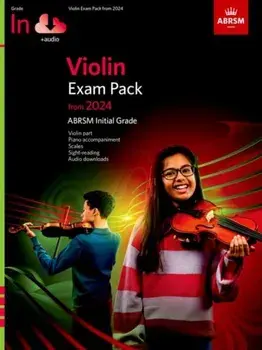 Violin Exam Pack from 2024, Initial Grade, Violin Part, Piano Accompaniment & Audio, Sheet Map/ABRSM