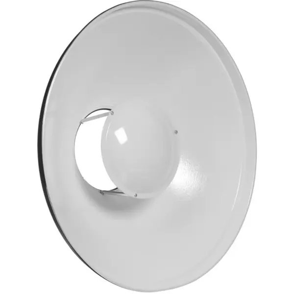Visico Visico RF-405C Beauty Dish Bowens 40.5cm pentru Blituri Studio, Gri-Alb