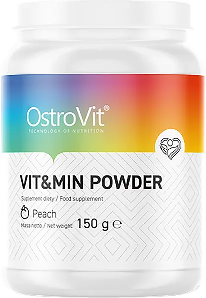 Vit&Min Powder, piersică, 150 g, OstroVit