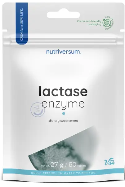 Vita Lactase Enzyme, 60 tablete, Nutriversum