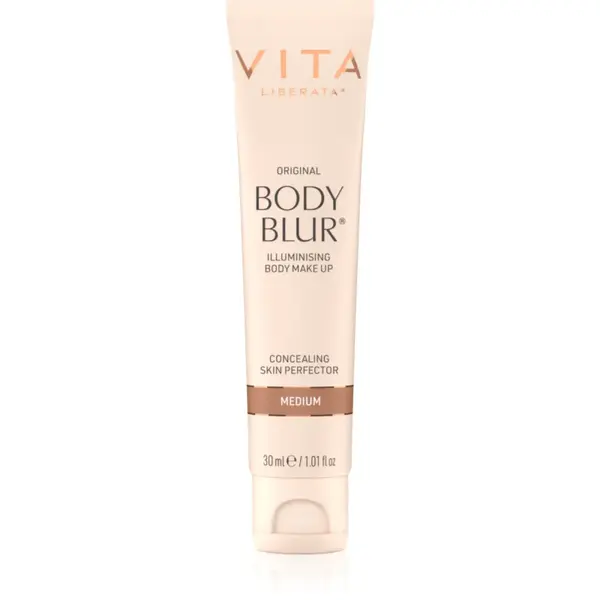 Vita Liberata Body Blur Body Makeup machiaj cu acoperire ușoară pentru față și corp pachet mic culoare Medium 30 ml