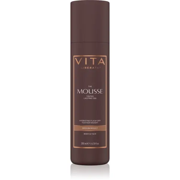 Vita Liberata Tanning Mousse Tinted spuma autobronzanta pentru corp culoare Medium 200 ml
