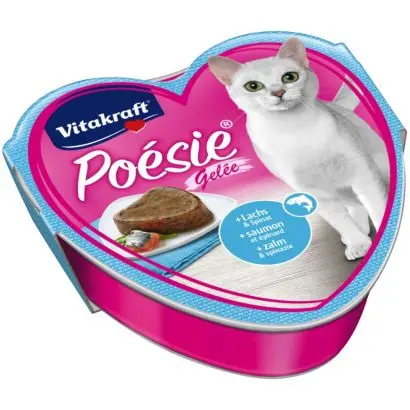 Vitakraft Conserva Poesie Gelle Somon/Spanac 85 g