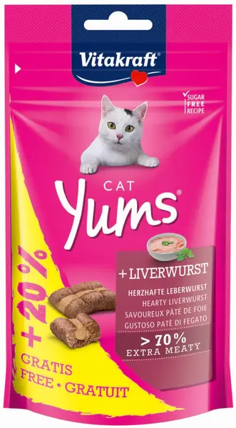 VITAKRAFT Delicatese pentru pisici Cat Yums cu Ficat