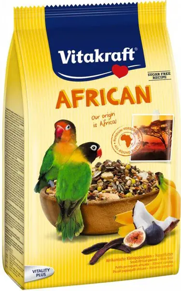 VITAKRAFT Premium Menu African pentru Agapornis, cu Smochine şi Curmale 750g