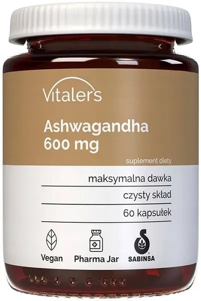 Vitaler's Ashwagandha, 600 mg, 60 capsule