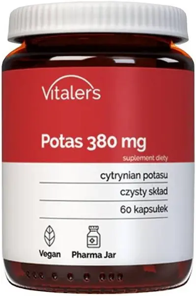 Vitaler's Potasiu, 380 mg, 60 capsule