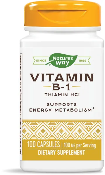 Vitamin B-1, 100 capsule, Nature's Way