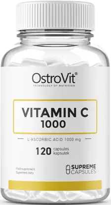 Vitamin C, 1000 mg, 120 capsule, OstroVit