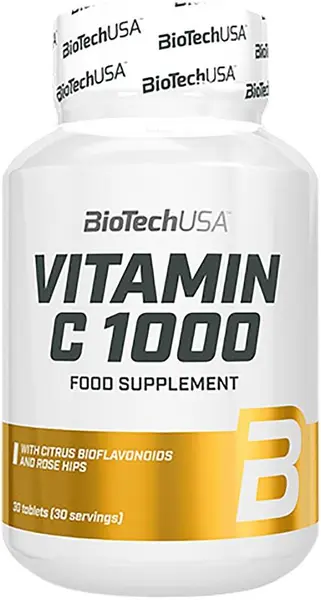 Vitamin C, 1000 mg, 30 tablete, BioTech USA