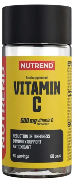 Vitamin C, 500 mg, 60 capsule, Nutrend