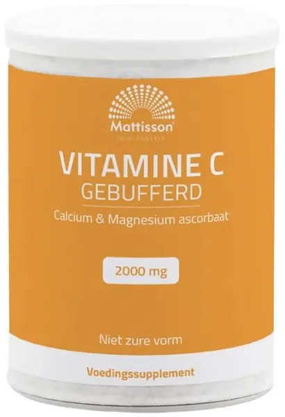 Vitamin C Buffered, 250 g, Mattisson Healthstyle