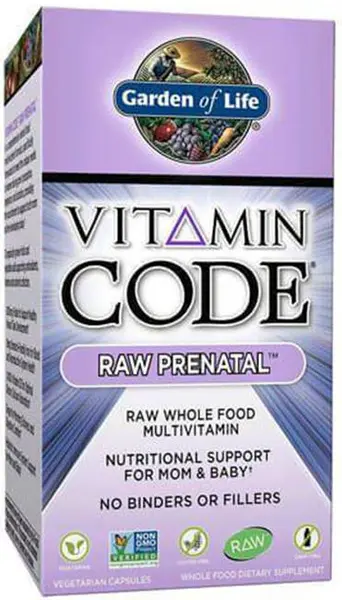 Vitamin Code RAW Prenatal, 180 capsule, Garden of Life