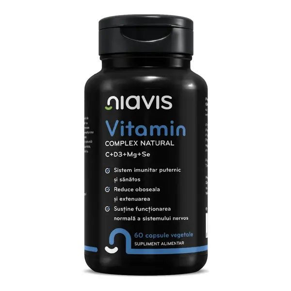 Vitamin Complex Natural, 60 capsule, Niavis