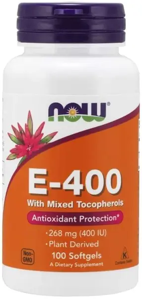 Vitamin E-400, 100 capsule moi, Now