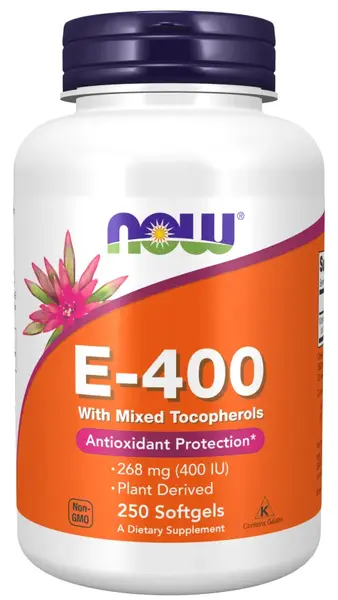 Vitamin E-400, 250 capsule, Now