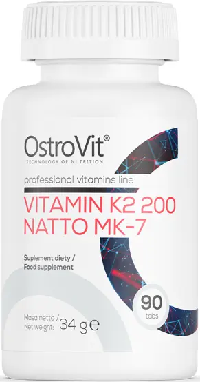 Vitamin K2 200 Natto MK-7, 90 tablete, OstroVit