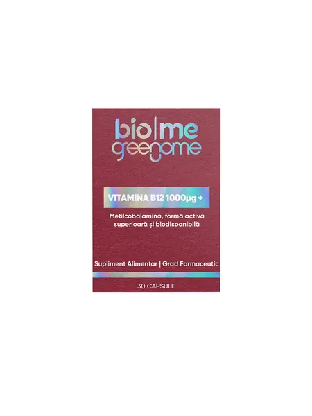 Vitamina B12 (metilcobalamina) 1000mcg+, 30 capsule - Default Title