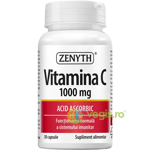 Vitamina C 1000mg (Acid Ascorbic) 30cps
