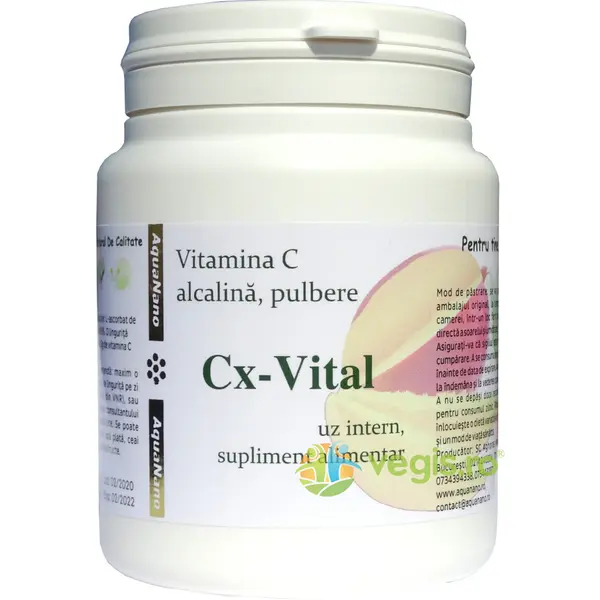 Vitamina C Alcalina Tamponata (Pulbere) Cx-Vital 100g