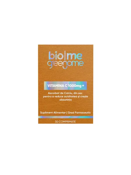 Vitamina C (Ascorbat de Calciu) 1000mg+, 30 comprimate - Default Title