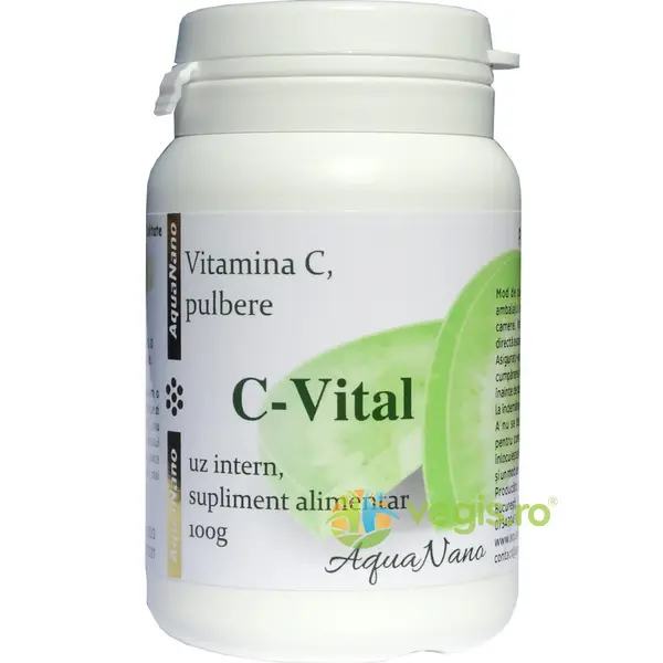 Vitamina C Naturala Pulbere C-Vital Aquanano 100g
