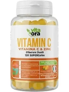 Vitamina C si Zinc Adulti, 120 jeleuri, Vita Ora