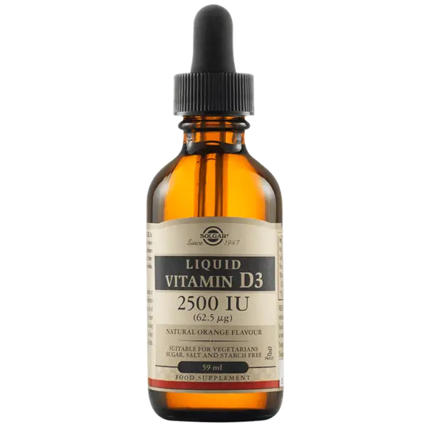 Vitamina D3 2500IU, 59ml, Solgar