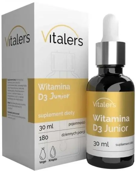 Vitamina D3 pentru copii, 30 ml, Vitaler's