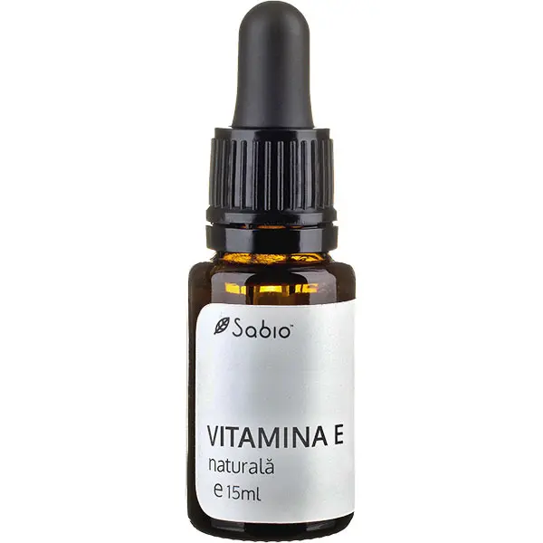 Vitamina E, 15ml, Sabio