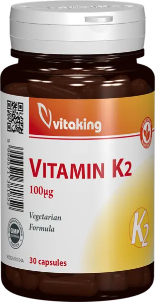 Vitamina K2 naturala 100μg, 30 capsule, Vitaking