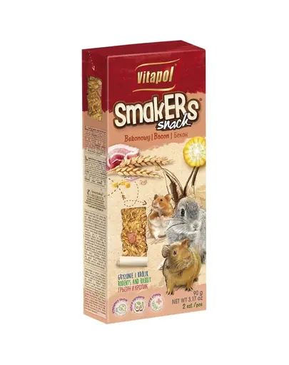 VITAPOL Smakers pentru rozătoare - bacon 2 buc.