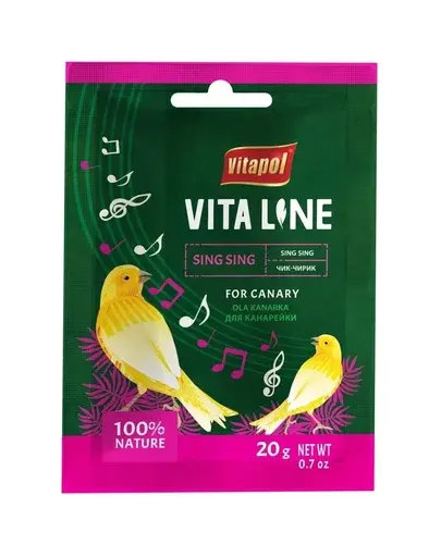VITAPOL Vitaline Hrana complementara pentru canari 20 g