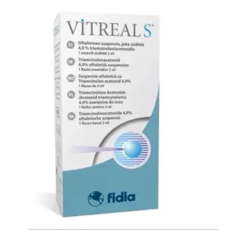 Vitreal S, suspensie oftalmica, 2 ml, Fidia