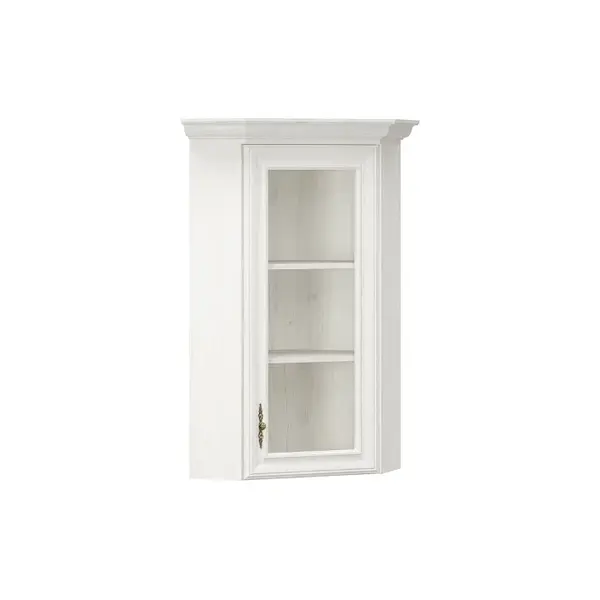 Vitrina de colt IRYS, 1 usa, geam, pin anderson, 55,8x55,8x108,9 cm