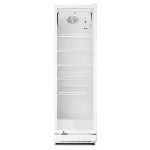 Vitrina frigorifica LDK VF350W, Clasa C, Capacitate 350 l, Termostat reglabil, Iluminare LED, H 194.5 cm (Alb)