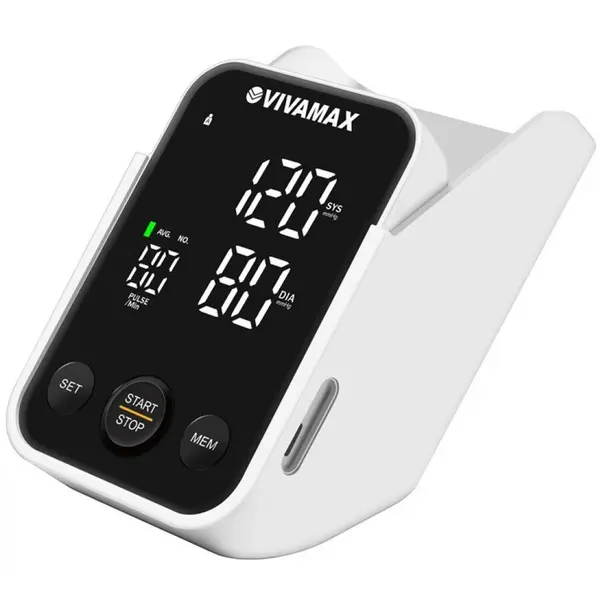 Vivamax Tensiometru Vivamax pentru brat, Sursa de energie: 3 x baterii AA (DC 5V 1 A)