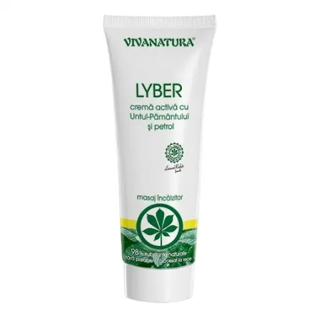 Vivanatura Lyber Crema activa cu Untul-Pamantului si Petrol 250 ml