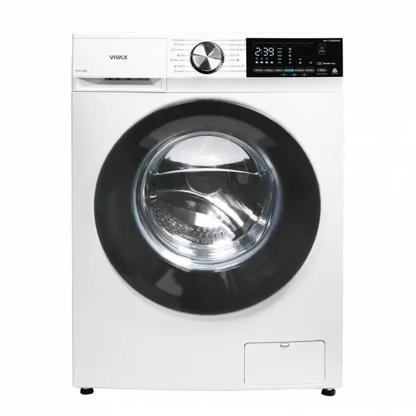 VIVAX Masina de spalat rufe Vivax WFL-140816PMI, 8kg, 1400 RPM, BLDC Motor Inverter, Clasa A, Steam Hygiene, Children's sensitive laundry, Eco, Display digital, Control electronic, Stain Magic, Quick Wash, Delay Start, 16 Programe, Alb