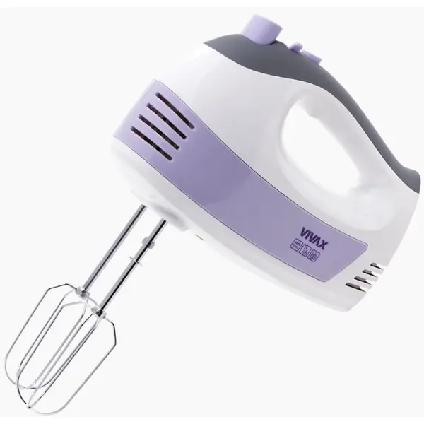 VIVAX Mixer de mana Vivax HM-400WP, 400 W, 5 viteze, functie Turbo, Alb