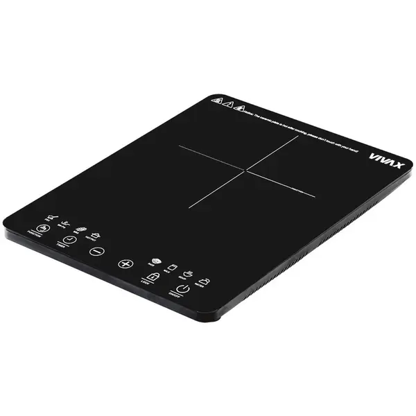 VIVAX Plita inductie portabila Vivax HPI-2000TP, 2000 W, 1 zona, Negru
