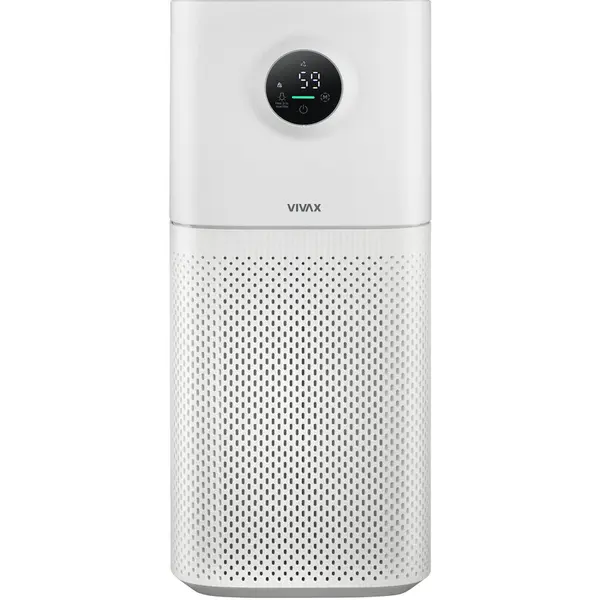 VIVAX Purificator de aer Vivax AP-400M W AERIS, HEPA 13 cu carbon activ, ionizare plasma, PM2.5, Alb