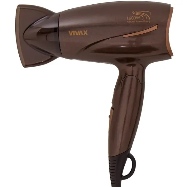 VIVAX Uscator de par Vivax HD-1600FT, Putere 1600W, 2 viteze, Pliabil, Maro
