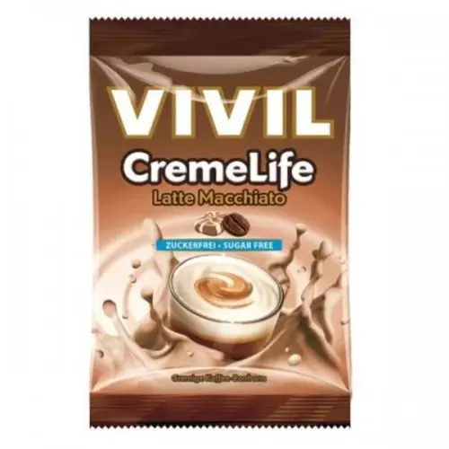 Vivil bomboane Creme Life classic latte macchiato fara zahar, 60g Zephyr Labs