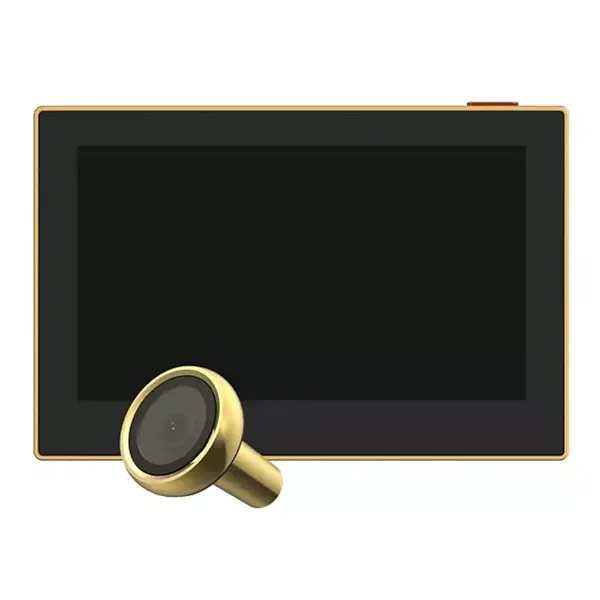 Vizor digital de usa Ezviz, Wi-Fi, ecran interior color, unghi larg de vizualizare, alimentare pe baterie, CS-HP2 (2MP) Golden