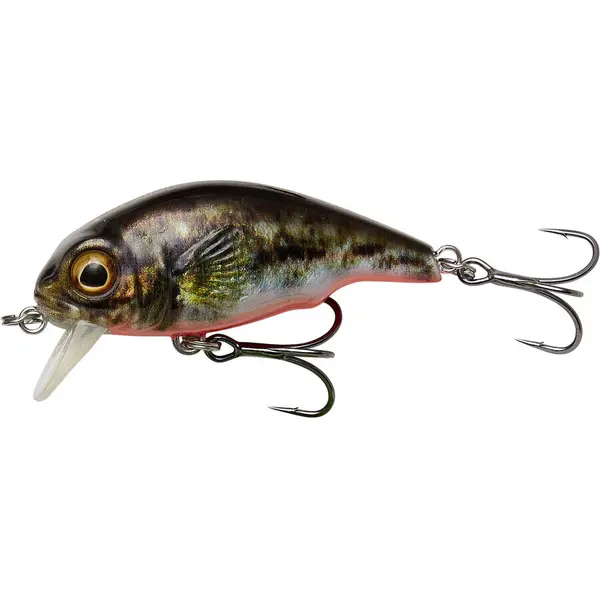 Vobler 3D Goby Crank SR 5cm 6.5G UV Red & Black