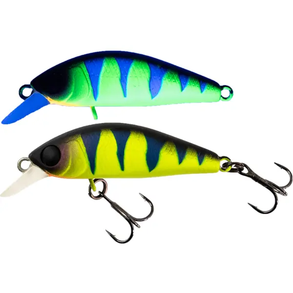 Vobler Chubby Minnow 35 3.5cm 2.5g UV Mat Chart Perch