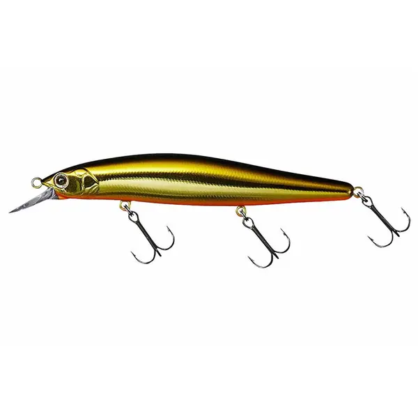 Vobler Steez Minnow 110SP-SR 11cm 14.4g Champagne Black Gold