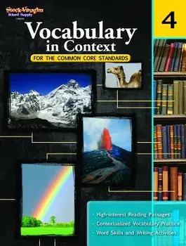 Vocabulary in Context for the Common Core Standards: Reproducible Grade 4, Paperback/***